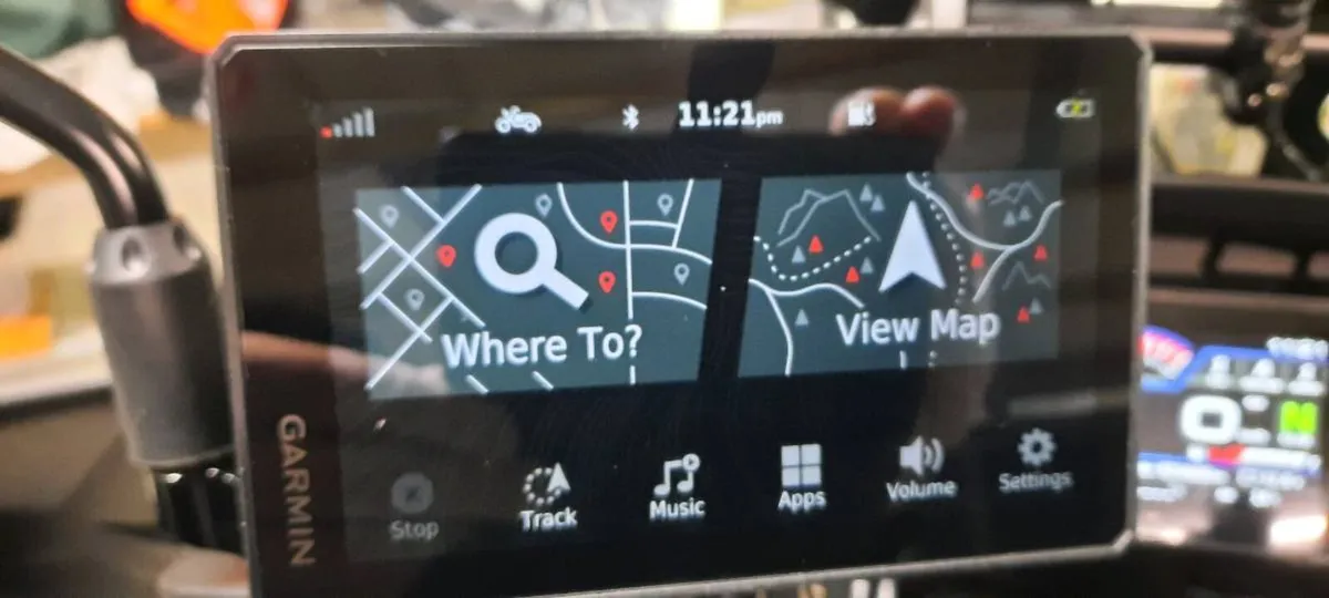 Garmin Zumo XT2  plus Givi top boxes - Image 1
