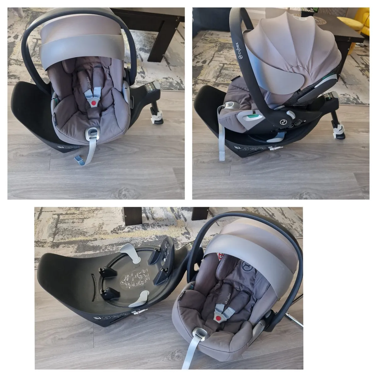 SPOTLESS Cybex car seat, 360 rotating Isofix base - Image 1