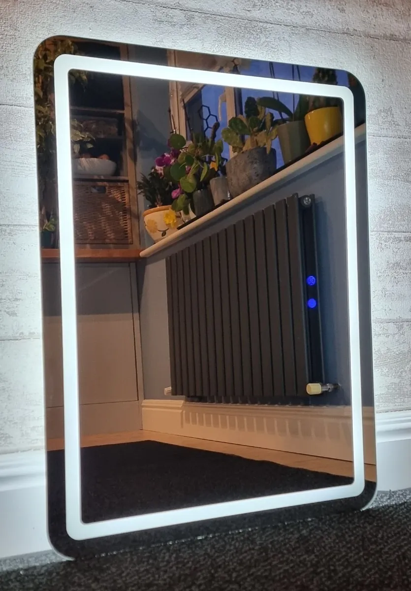 LED Bathroom Mirror Demister Antifog Dual LED - Image 1