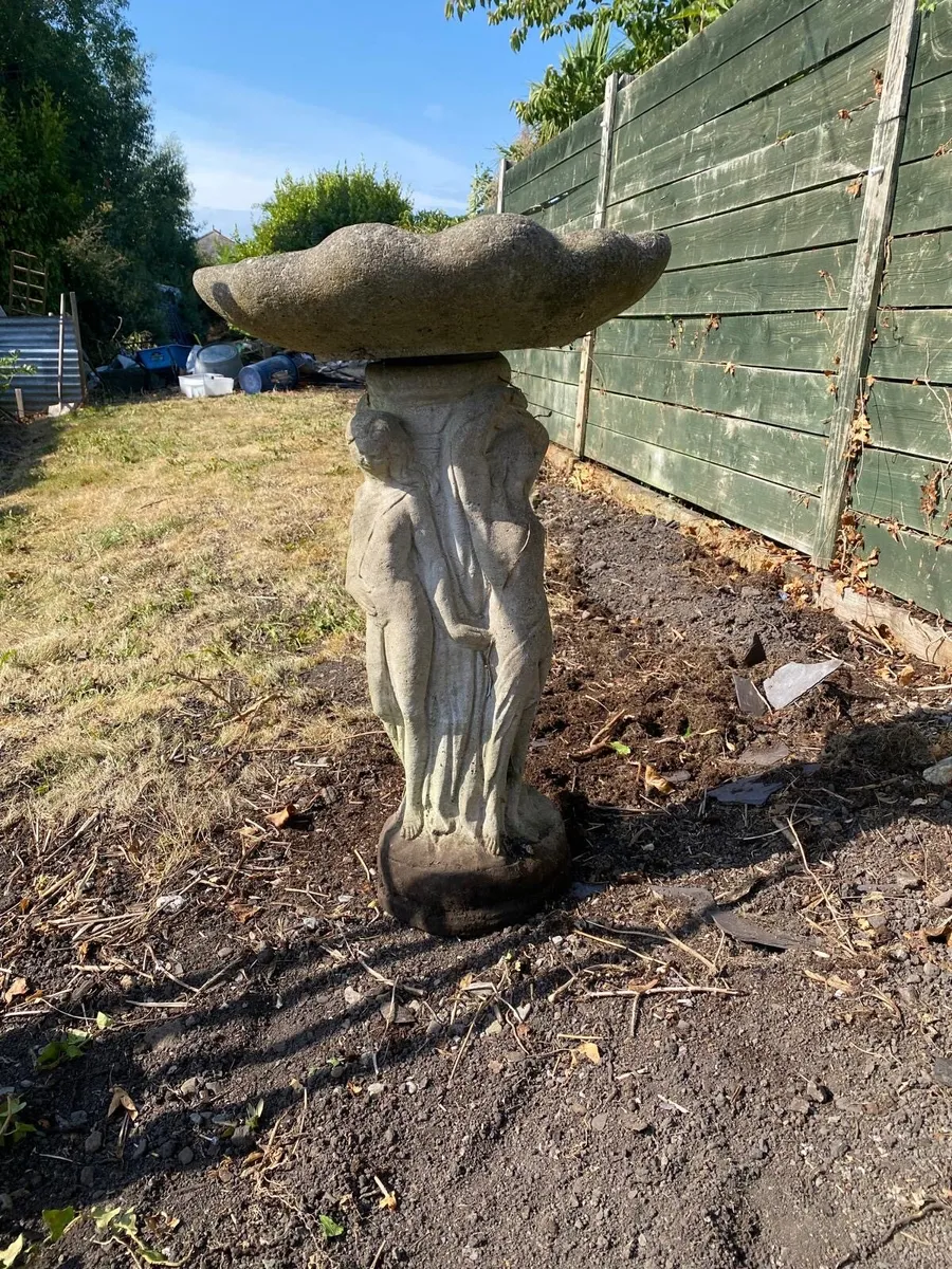 Concrete Bird Bath