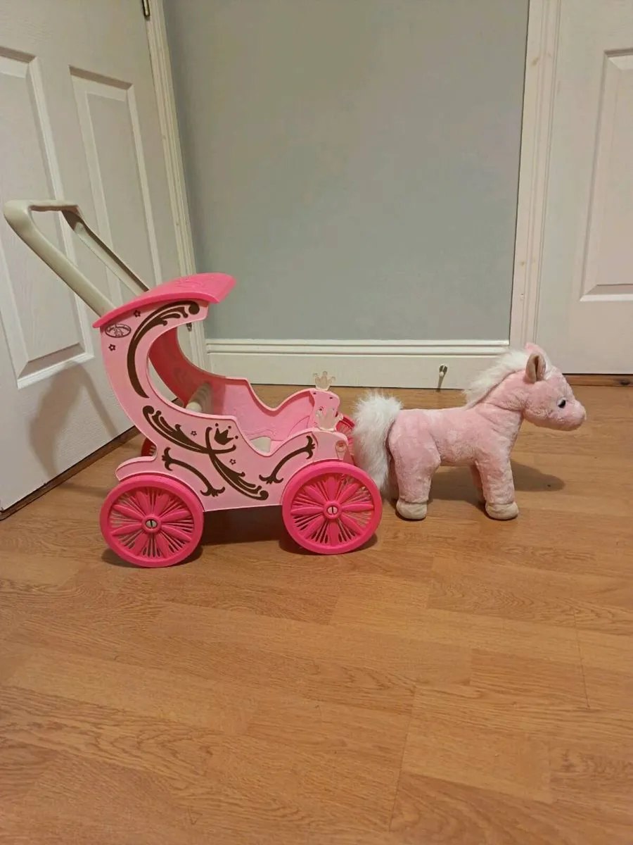 Baby Annabell Little Sweet Carriage & Pony - Image 1