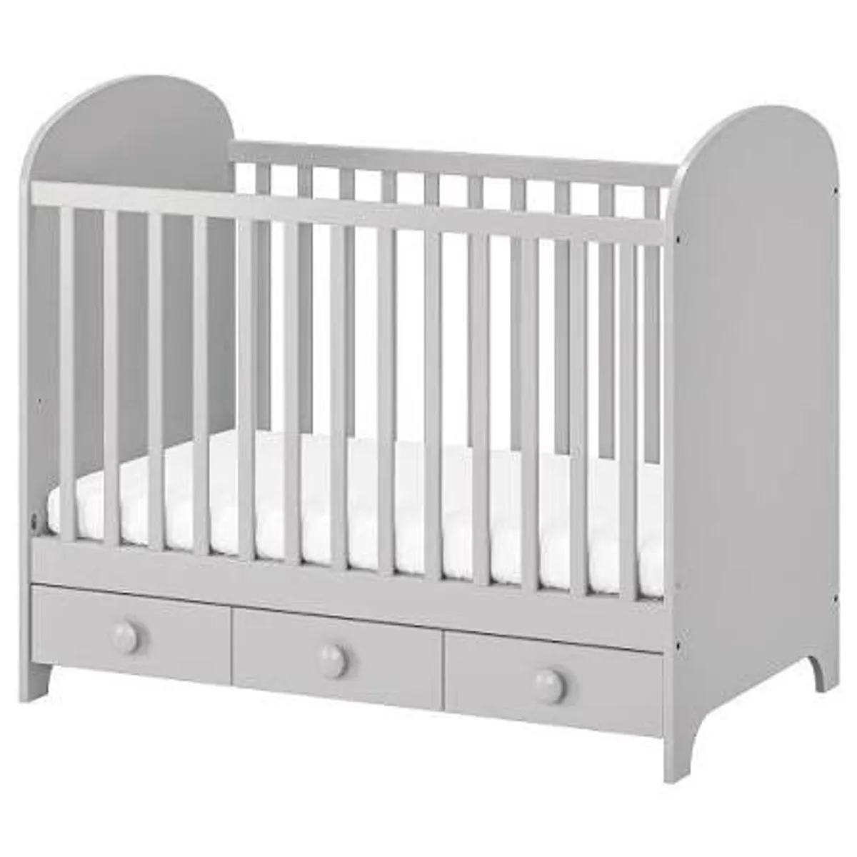Ikea Grey cot