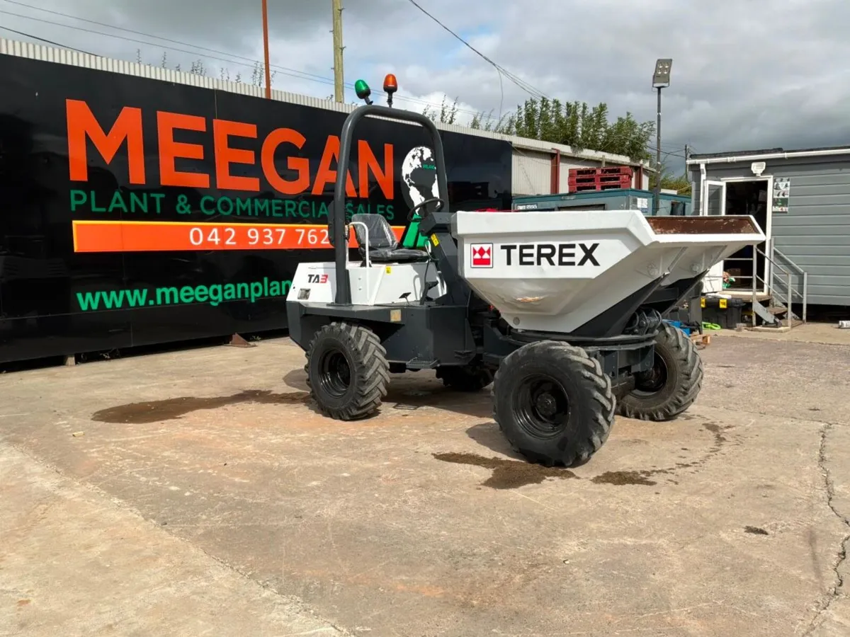 Terex 3 ton swivel tip dumper.....2754 hours....72 - Image 1