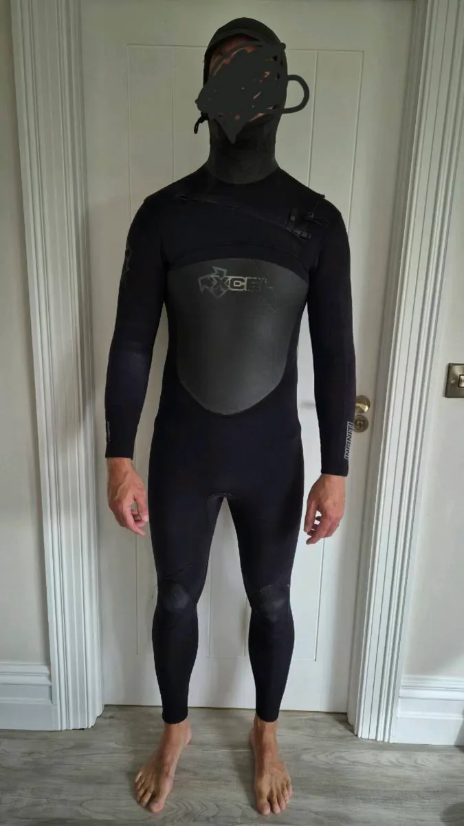 XCEL Mens Winter Hooded Wetsuit 6:5 4 - Image 1