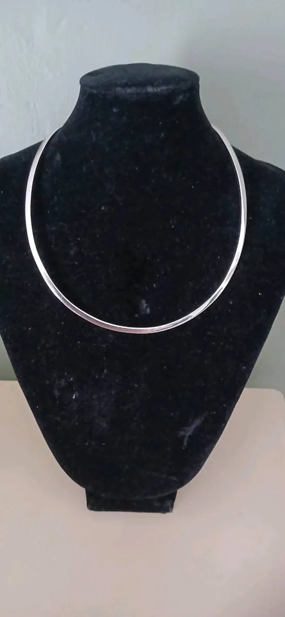 Sterling Silver Torc Necklace - Image 4