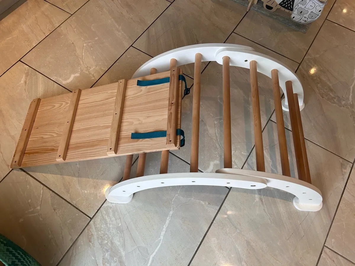 Children’s Wooden Climbing Frame with Slide/Steps - Image 2