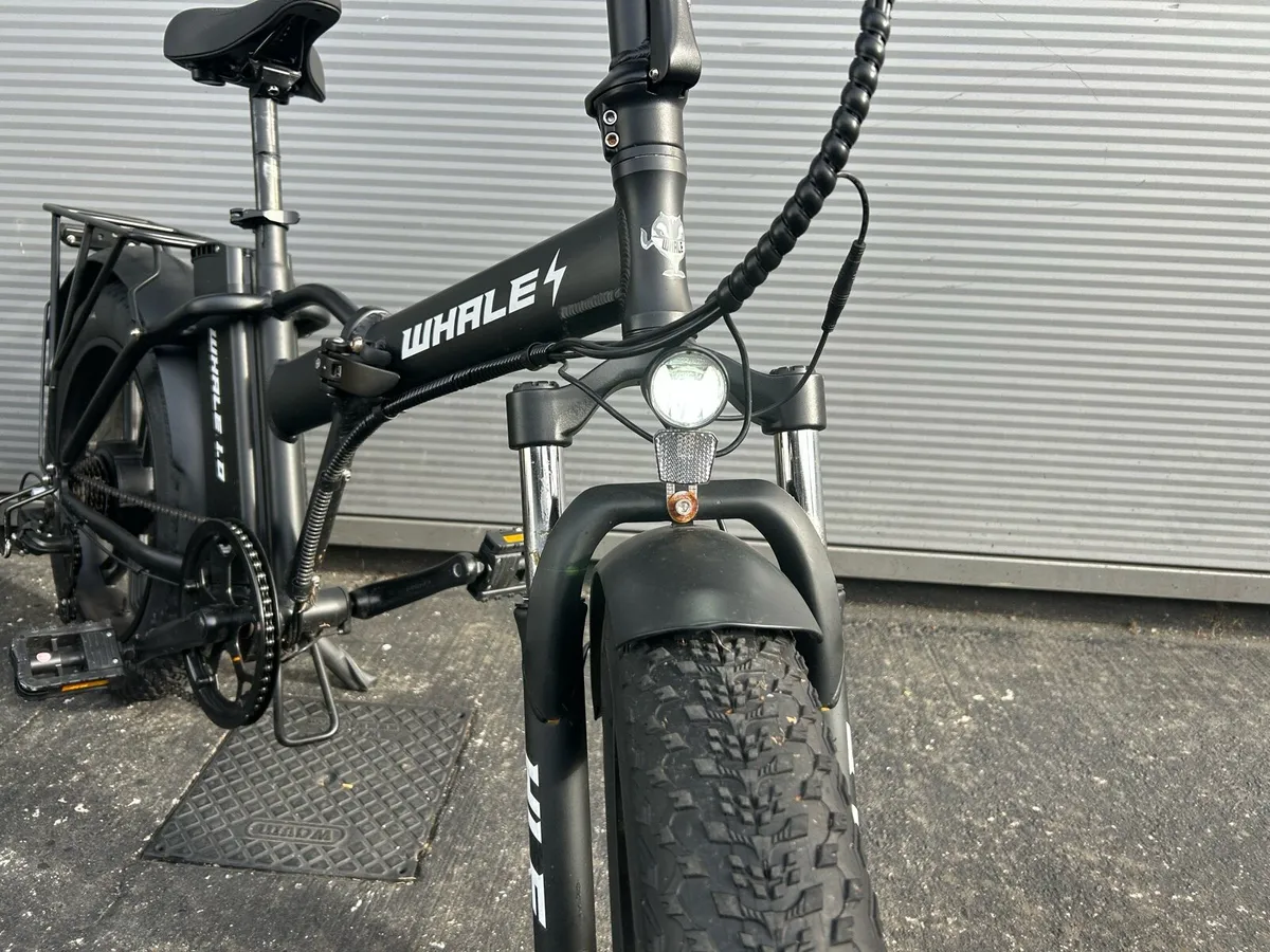 Whale 3.0 folding e bike 500w 48v 12.5ah - Image 3