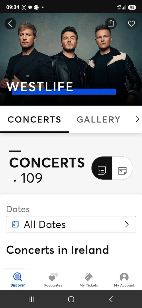Westlife Tickets