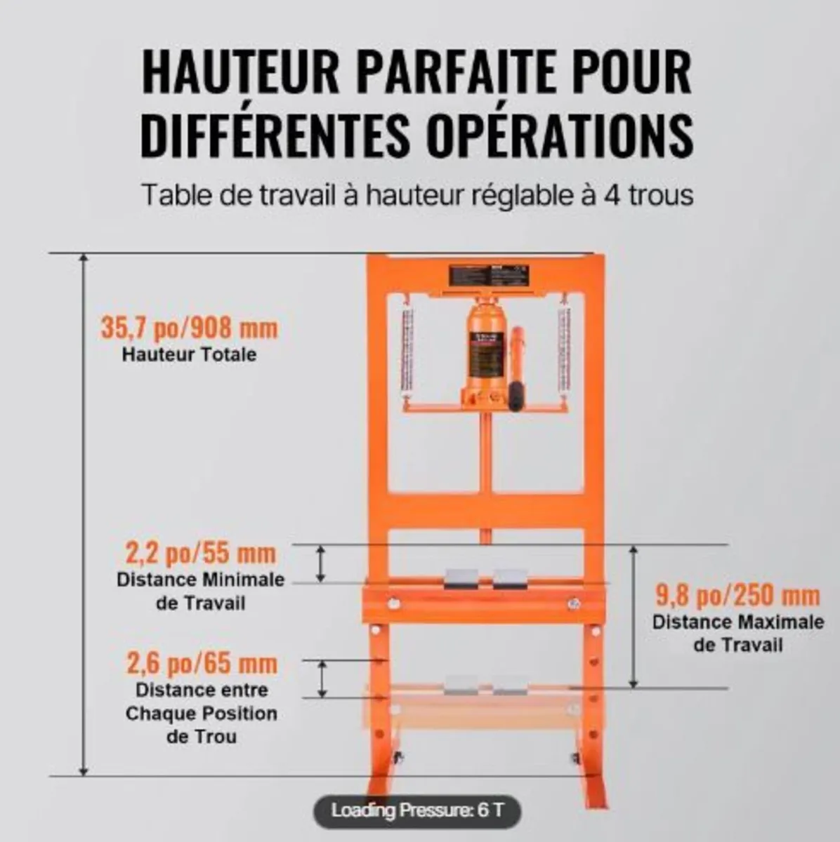 Hydraulic Shop Press 6 Ton - Image 2