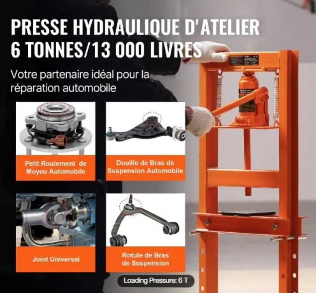 Hydraulic Shop Press 6 Ton - Image 3