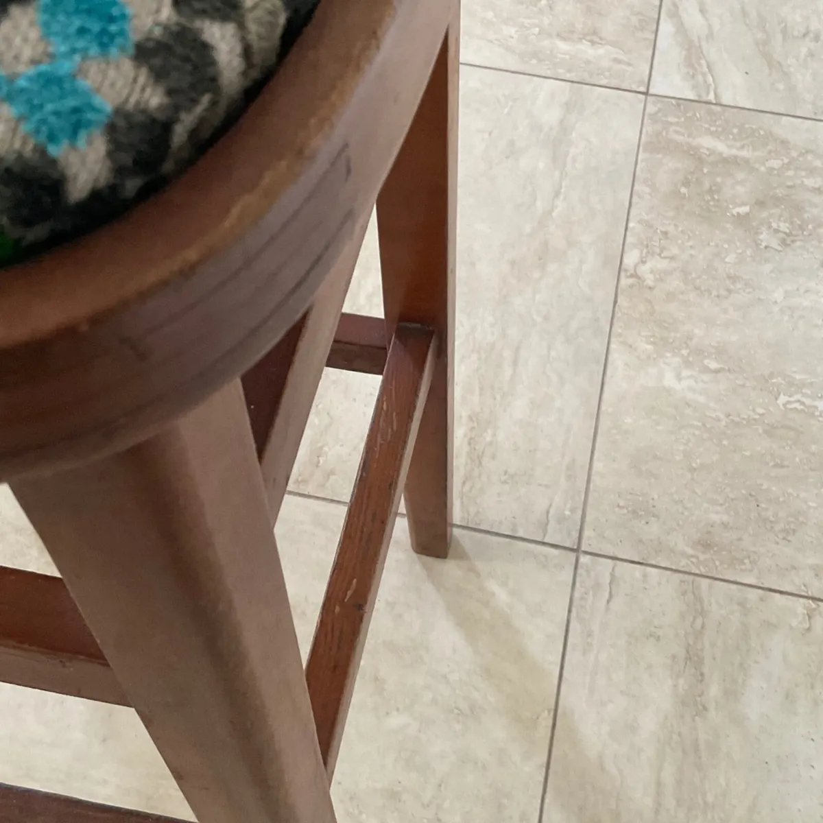 Mid Century High Stool - Image 2