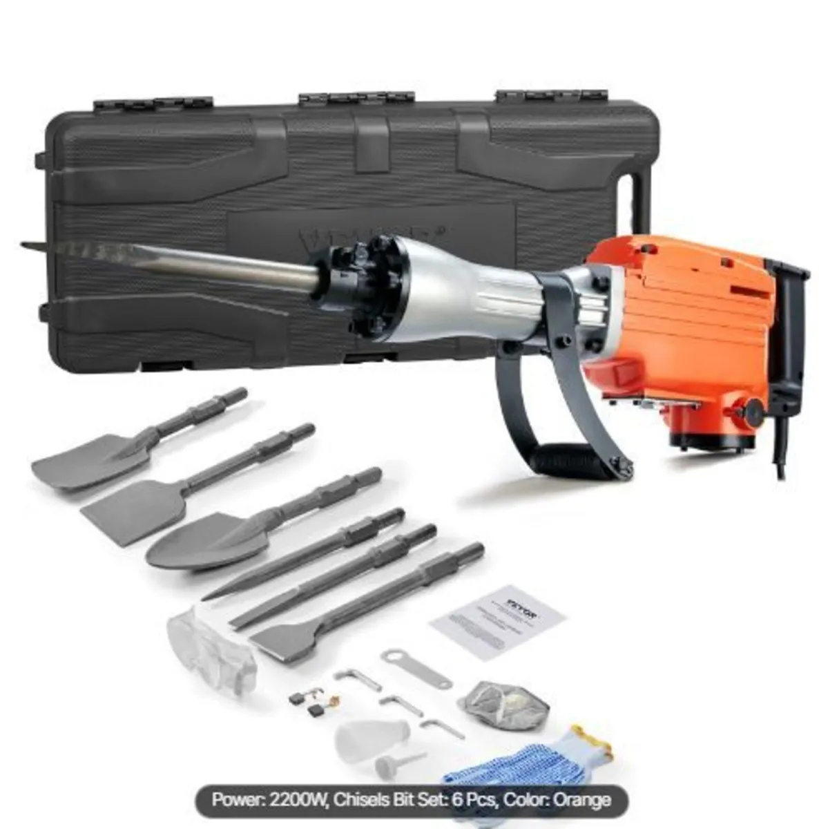 Demolition Jack Hammer Concrete Breaker 2200W - Image 4
