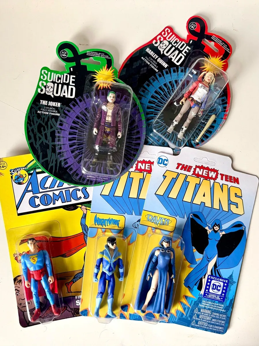 Funko Action Figures - Superman, Joker, Nightwing - Image 1