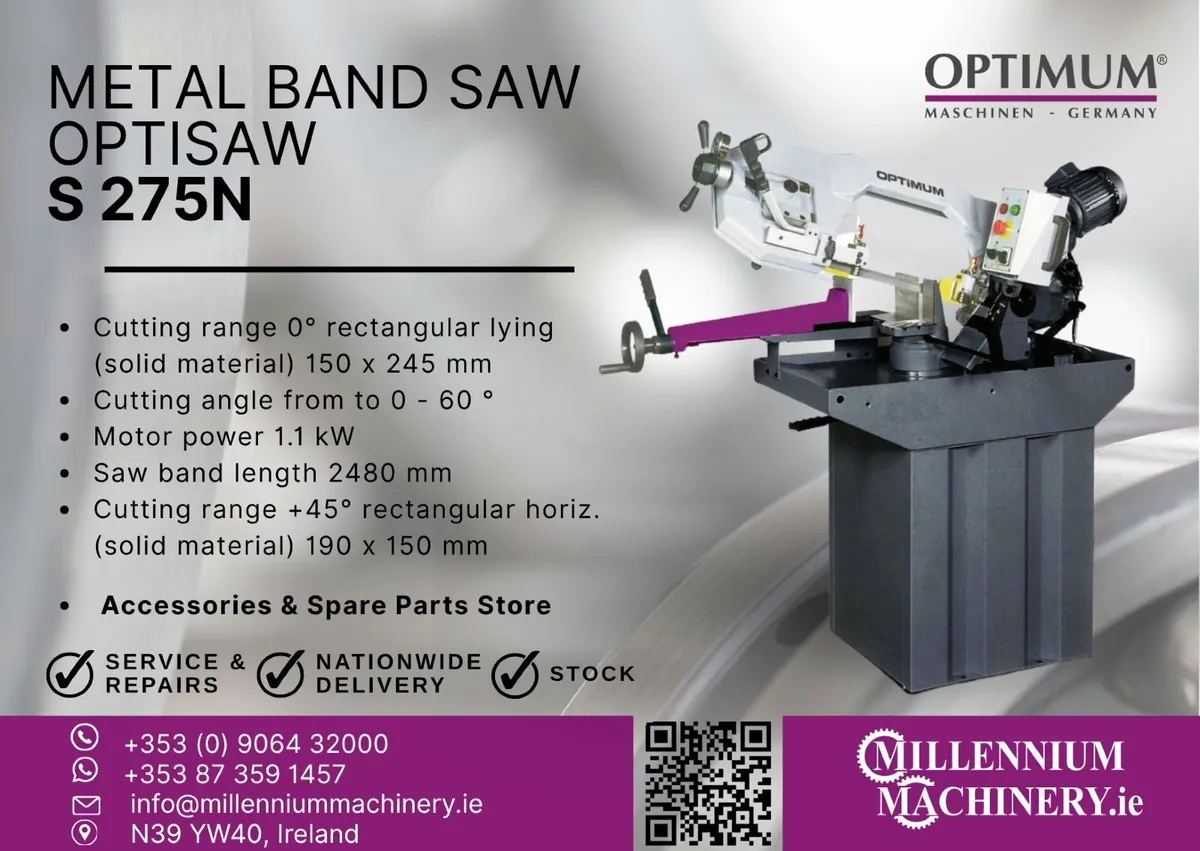 Optimum Metal band saw OPTIsaw  S 275N - Image 1