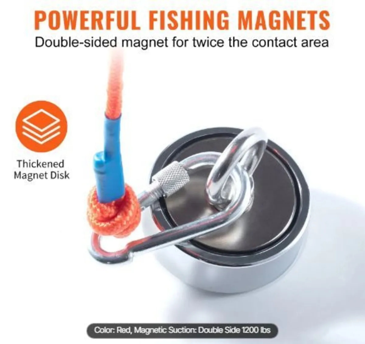 Magnet Fishing Kit, 544.3 kg - Image 1