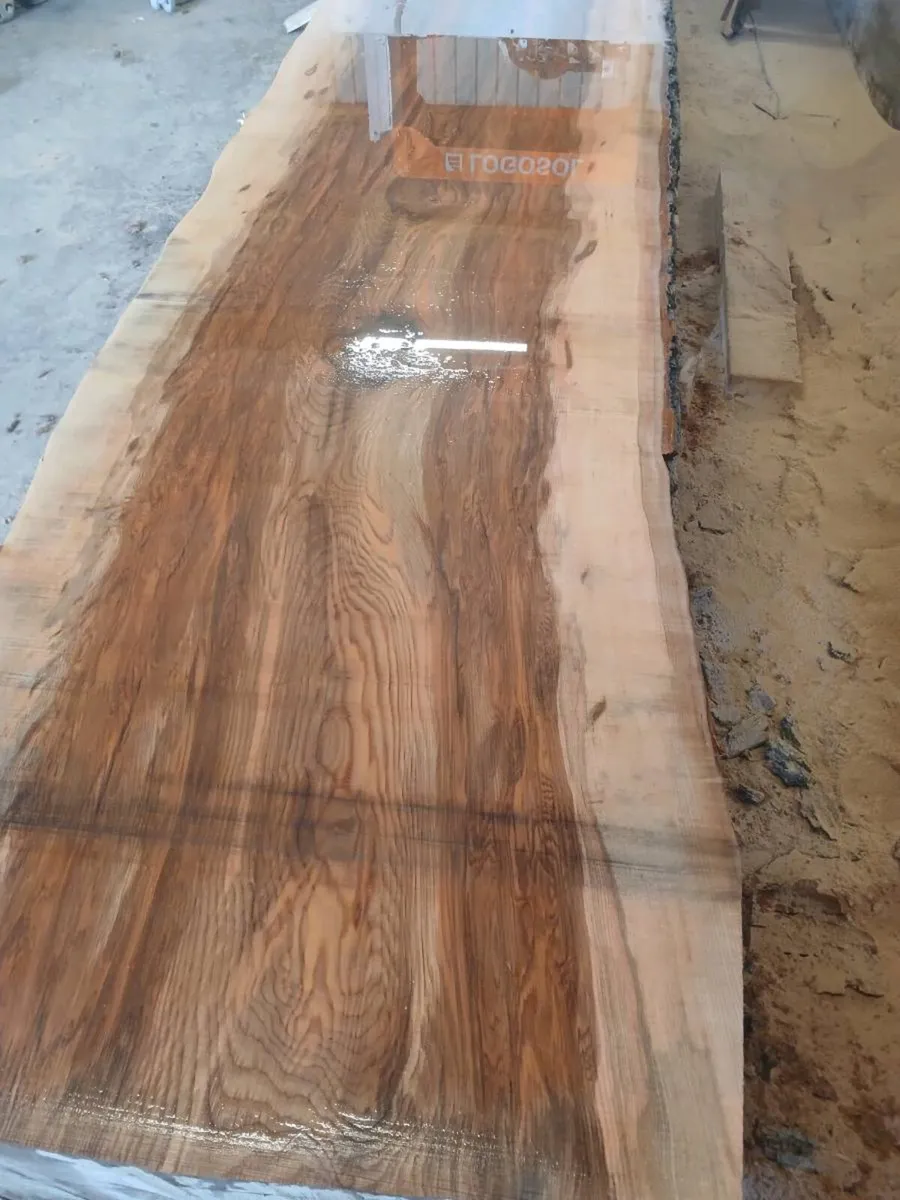 Live edge slabs table house kitchen - Image 1