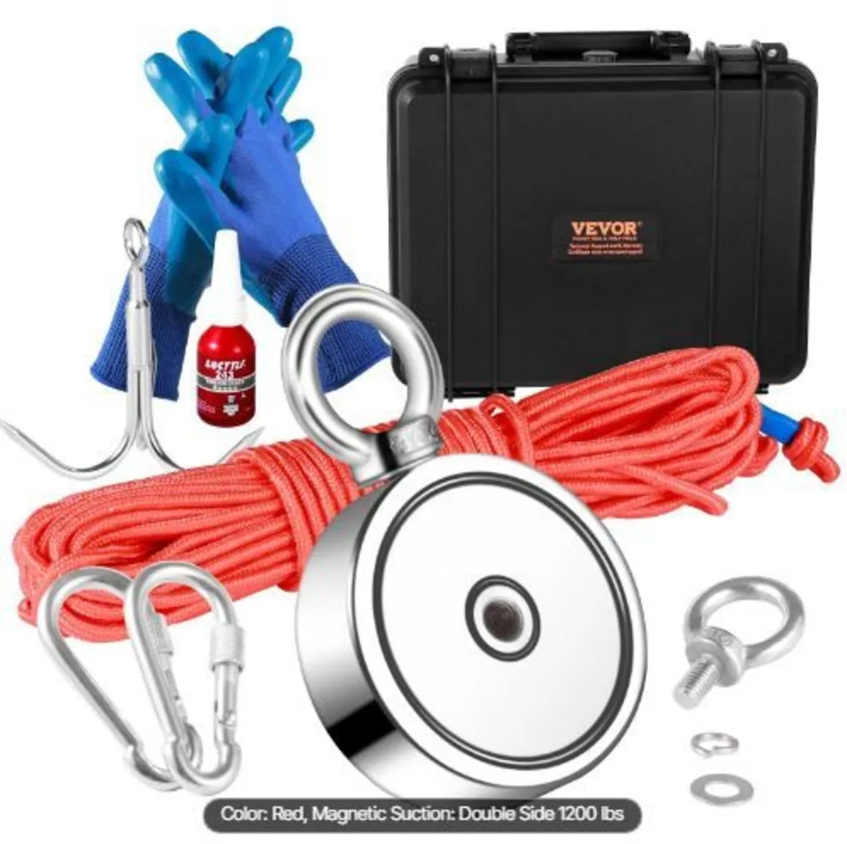 Magnet Fishing Kit, 544.3 kg - Image 4