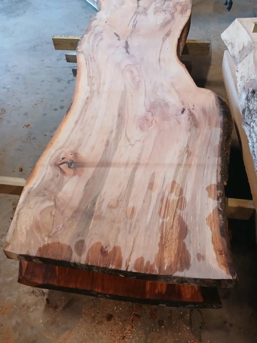 Live edge slabs table house kitchen - Image 4
