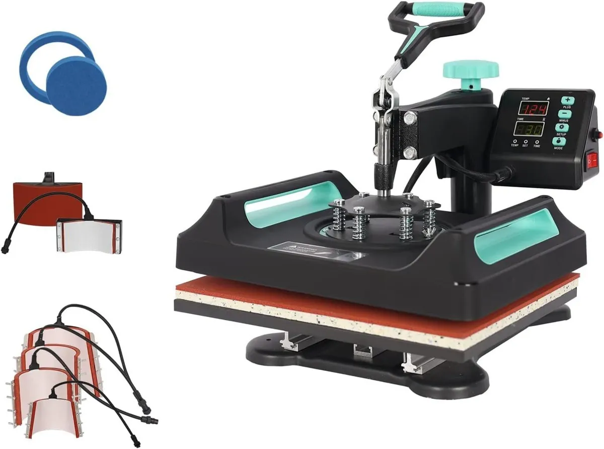 8-in-1 Multi-Function Heat Press Machine - Image 1