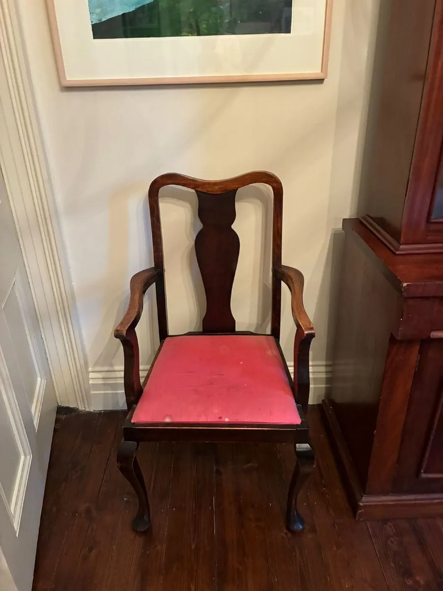 Two Queen Anne Mahogany Chairs