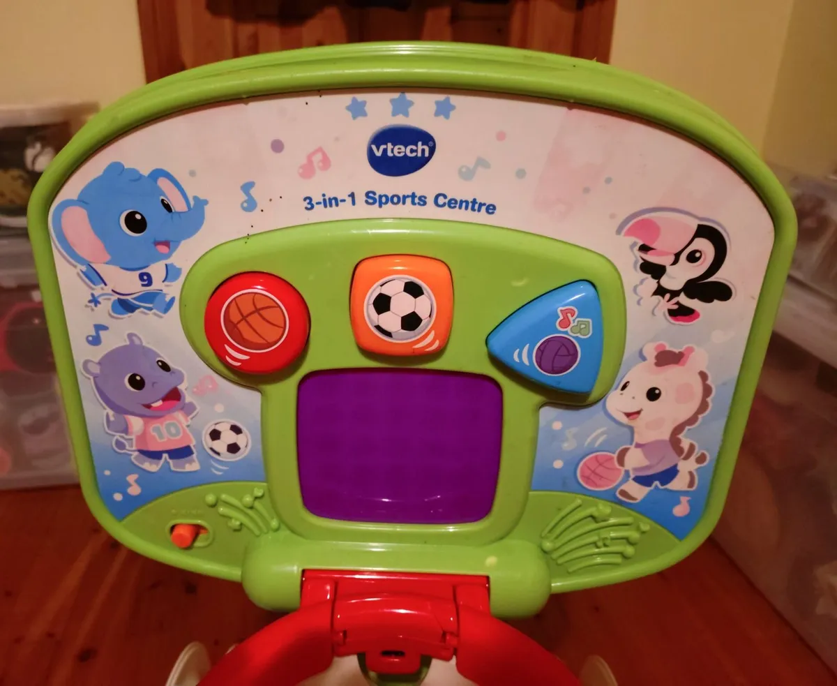 V-TECH BABY 3-IN-1 SPORTS CENTRE (USED). - Image 3