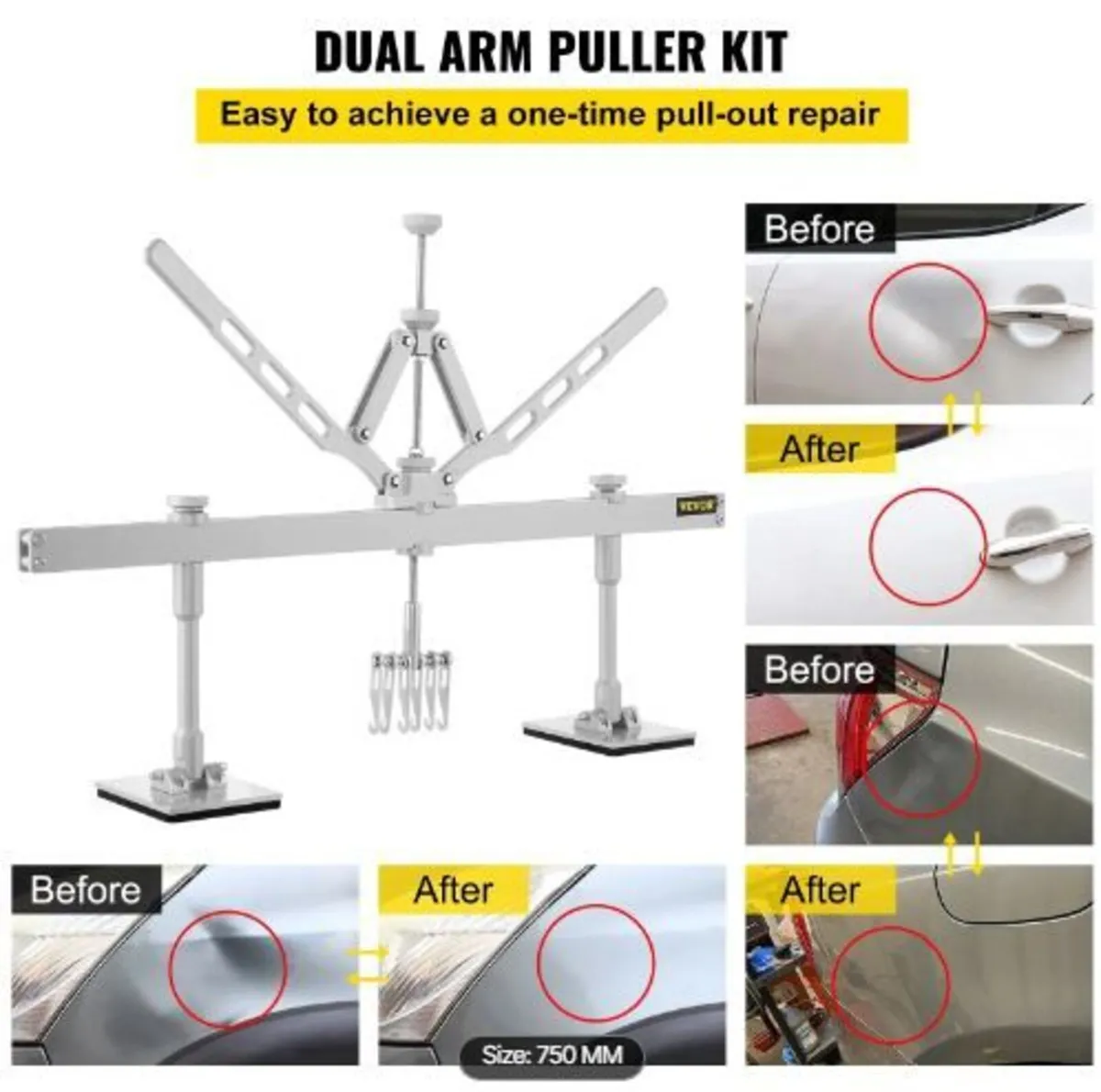 Dent Pull Lever Bar Kit Fit for Aluminum - Image 3