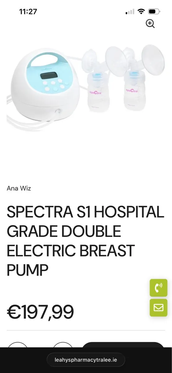 Spectra S1 2-in-1 Pump *Low Mileage* - Image 3