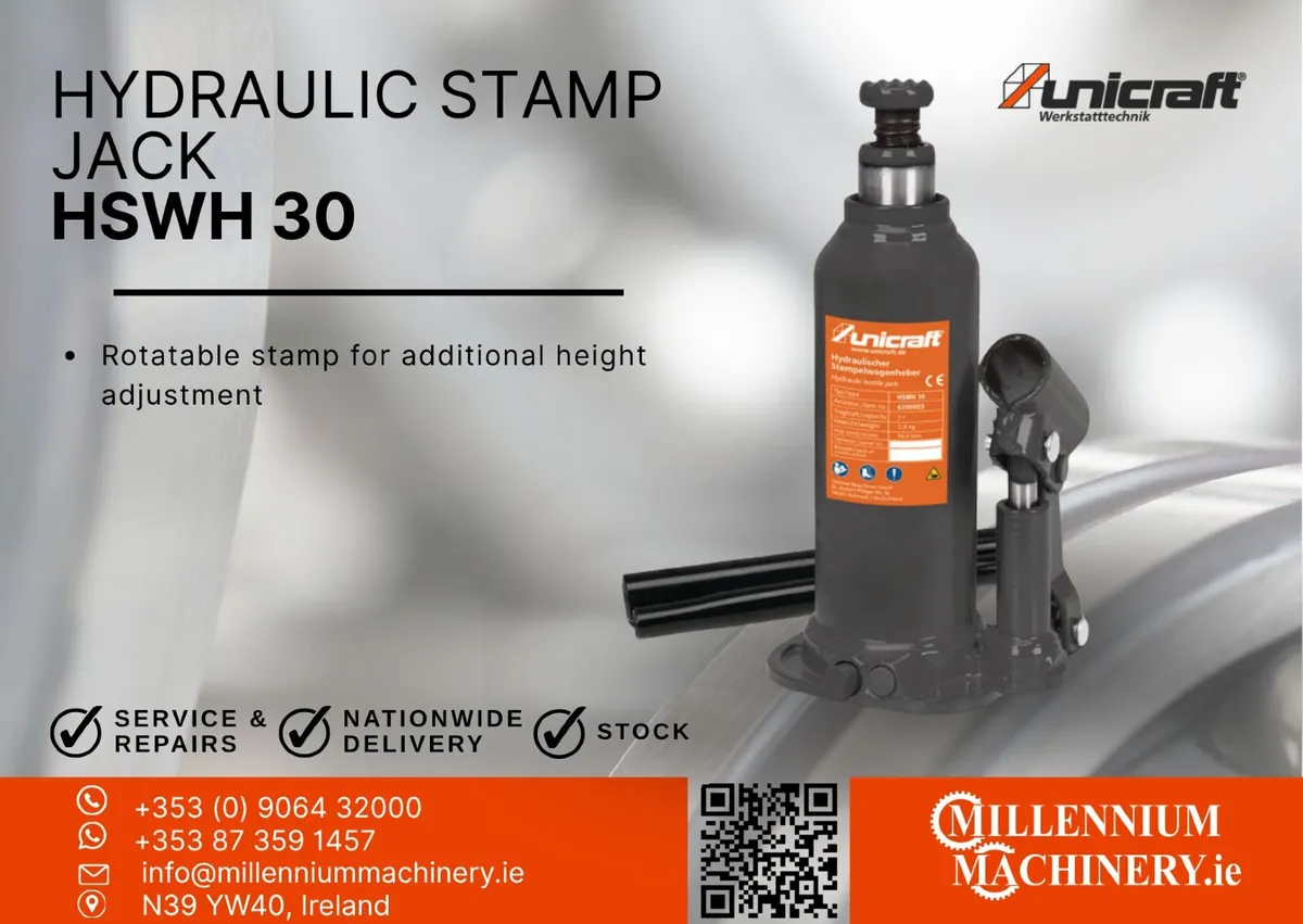 Unicraft Hydraulic stamp jack HSWH 30 - Image 1