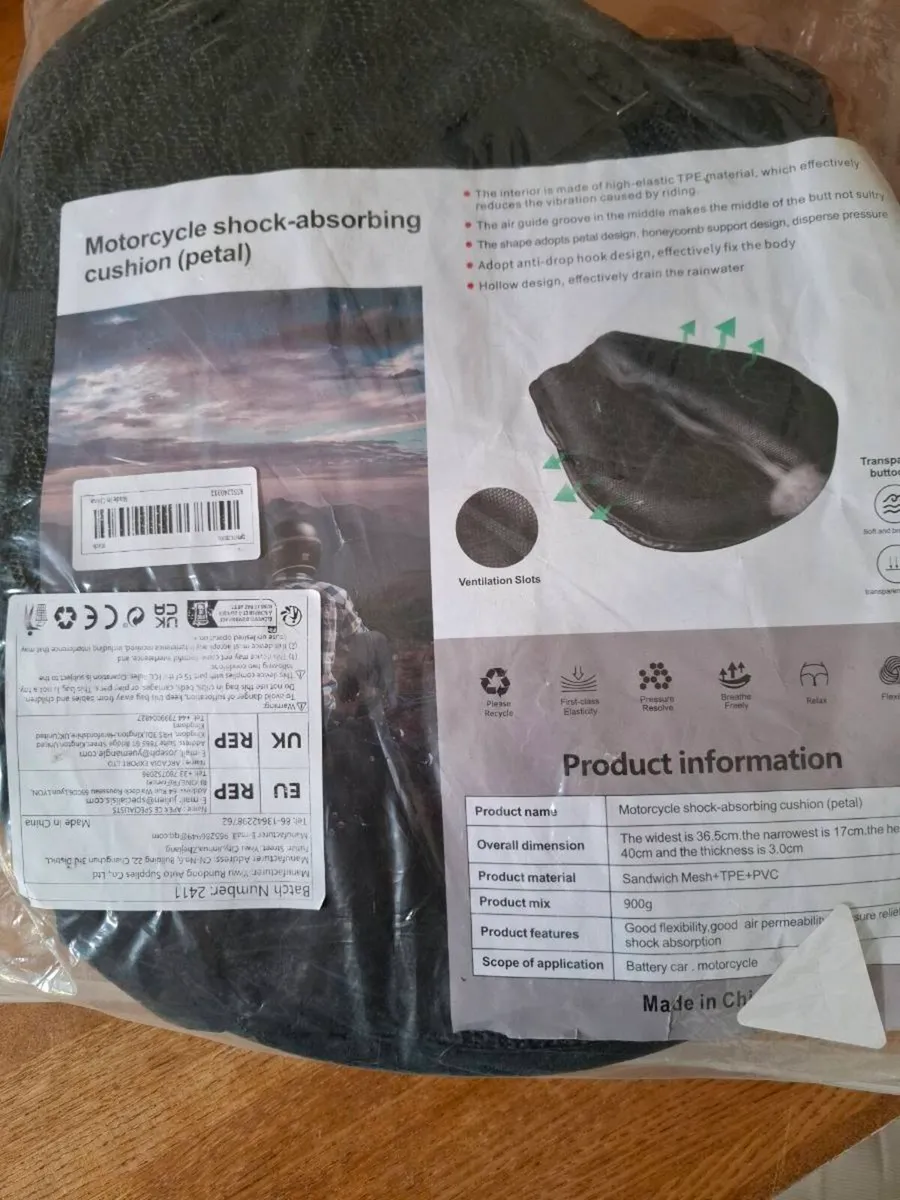 Motorcycle cushion - Image 1