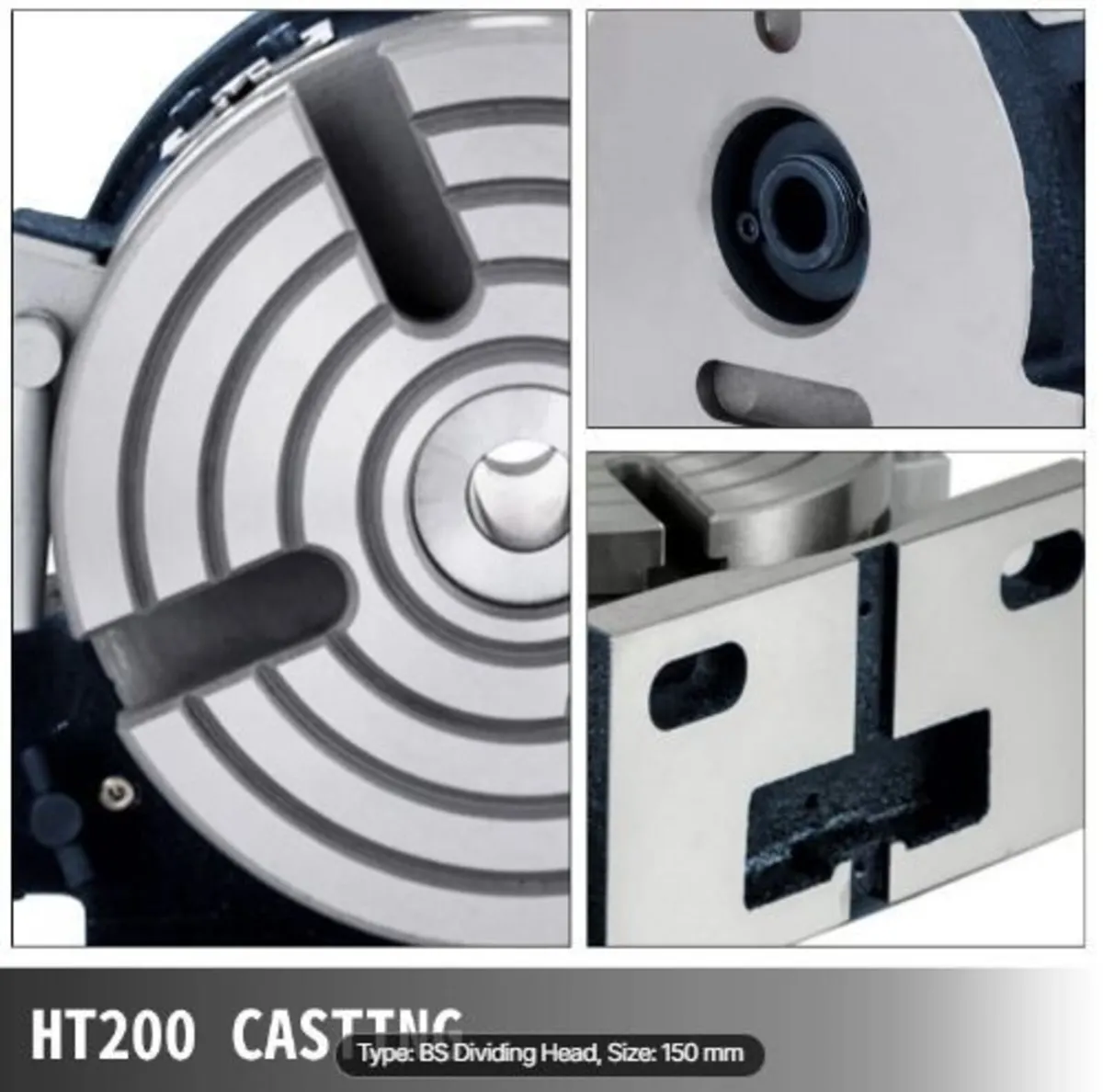 150mm/5.9In Vertical & Horizontal Rotary Table - Image 4