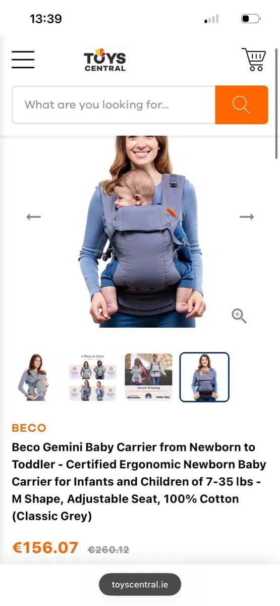 BECO Baby Carrier Sling - Image 1