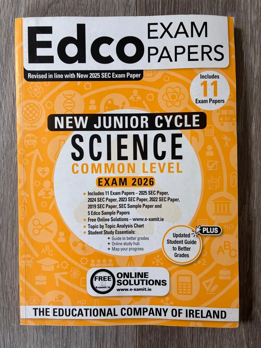 Edco Exam Papers book for the New Junior Cycle Sci