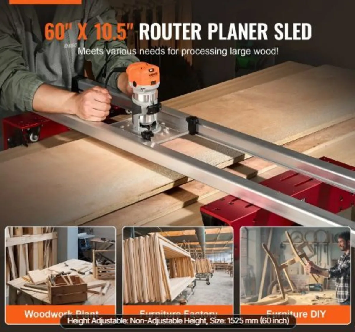 Router Sled, 152 cm(60 inches - Image 2