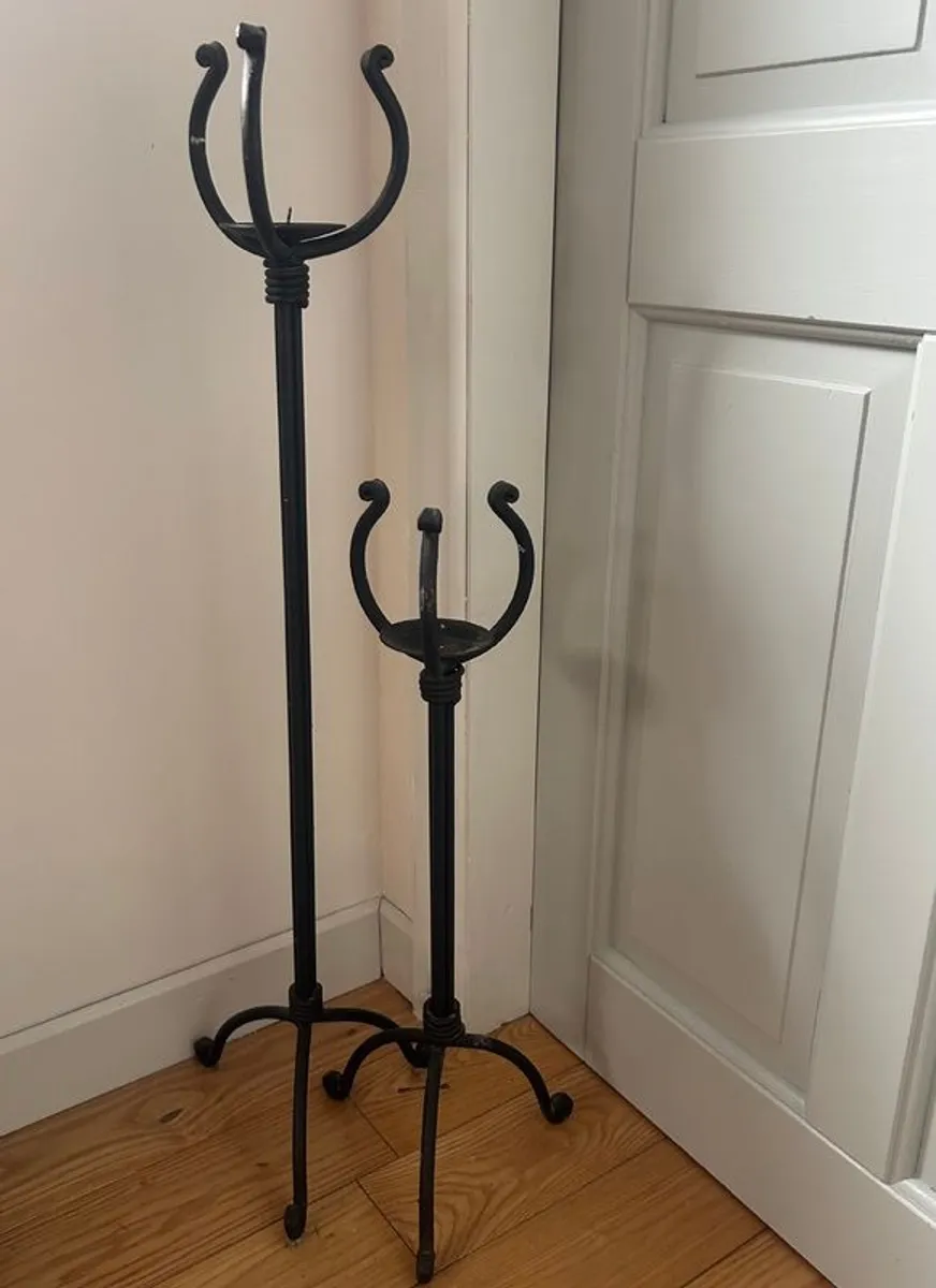 Candlesticks, Floor standing - Image 1