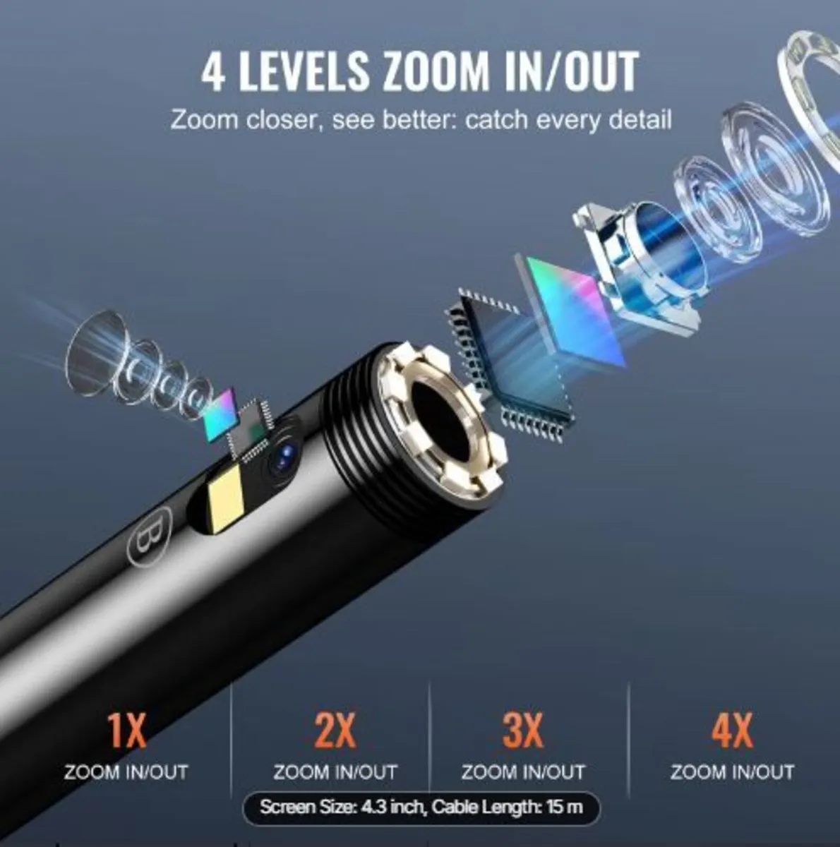 Endoscope Camera with Lights - Image 2