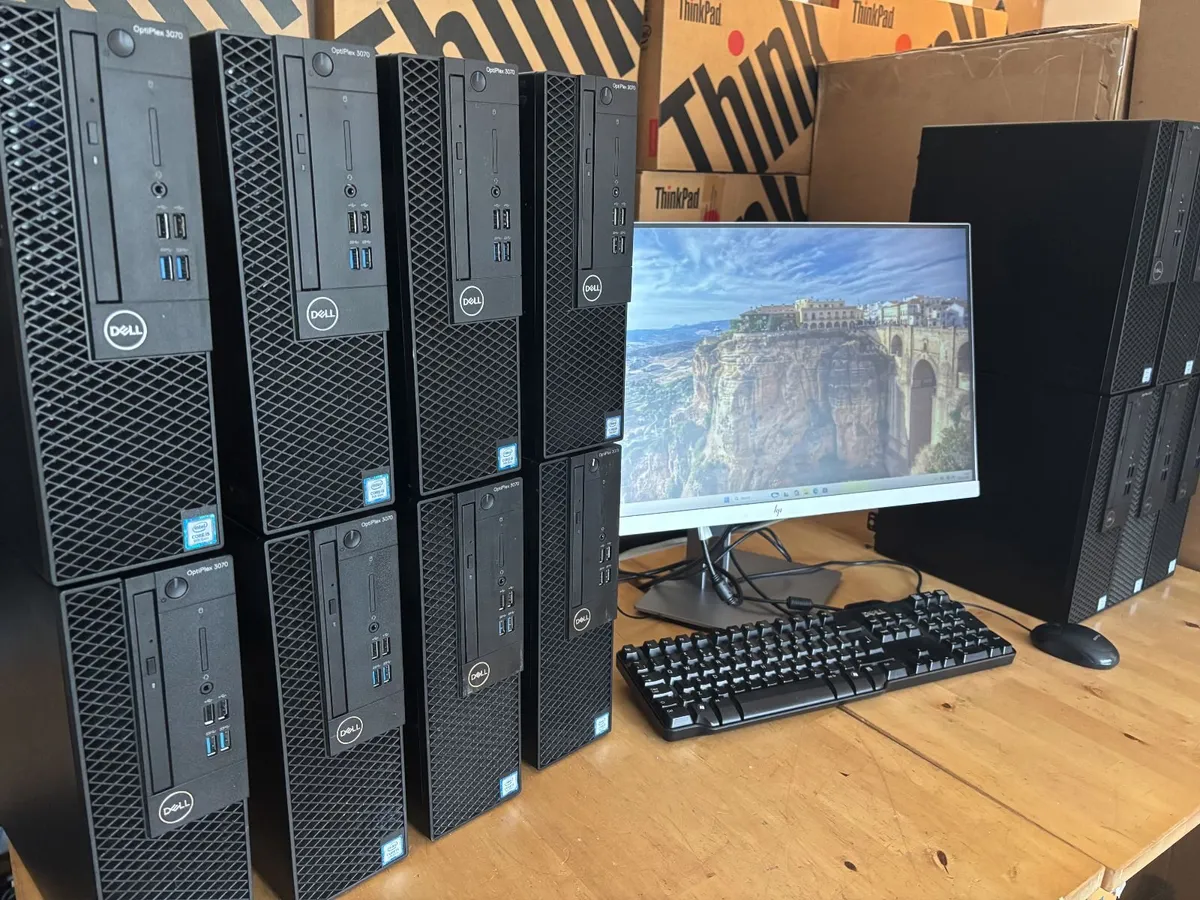 Dell Optiplex Business PC's-Hex i5-16GB-Win 11 Pro - Image 4