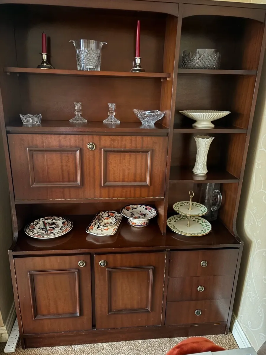 Tanzanian mahogany cocktail unit. - Image 1
