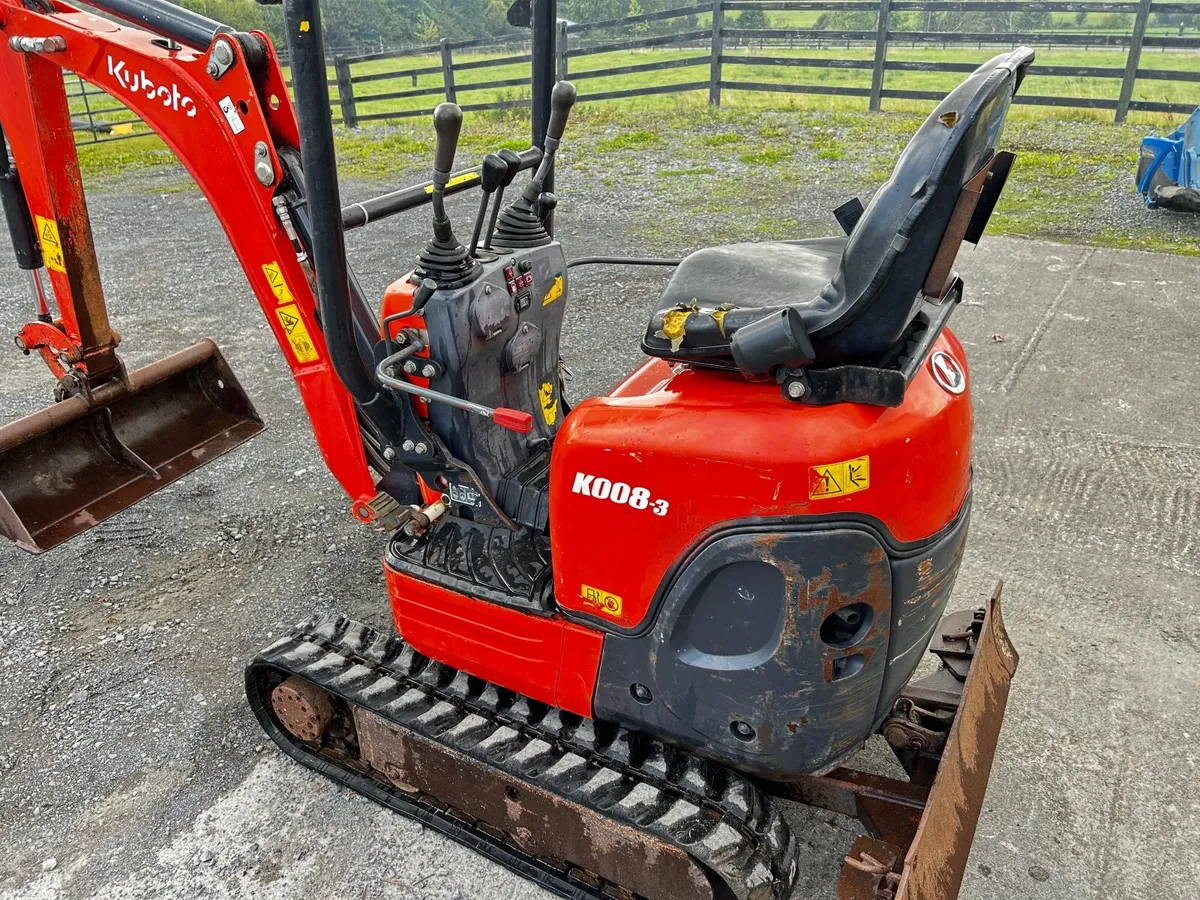 Kubota kx008 - Image 3
