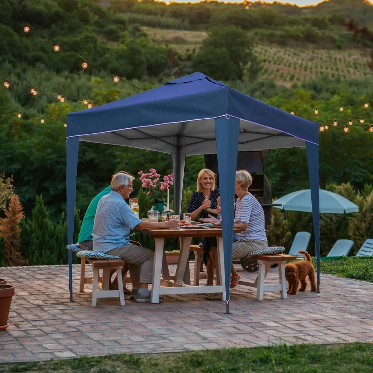 Gazebo Tent 3x3m Pop Up Waterproof Canopy - Image 2
