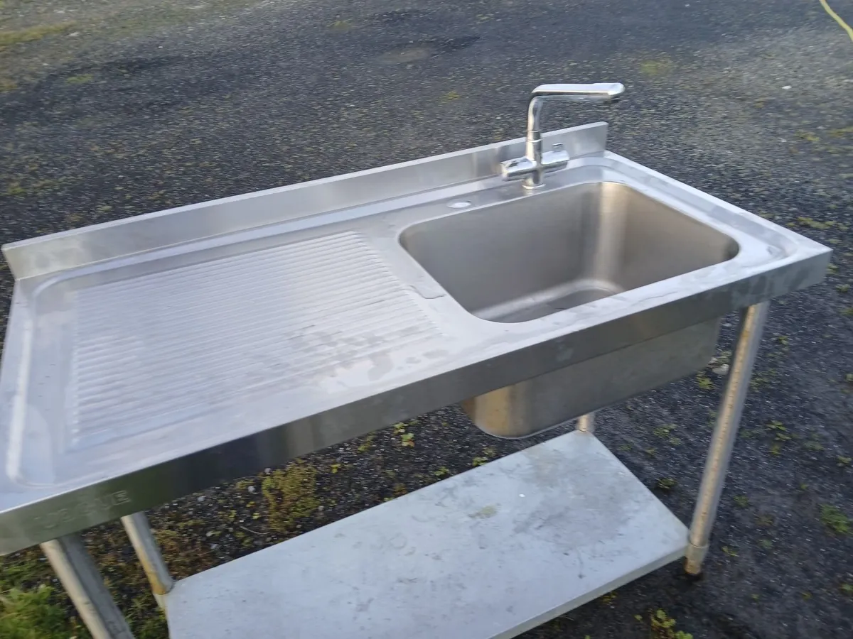 Staneless steel cabbinet sink unit complete - Image 3