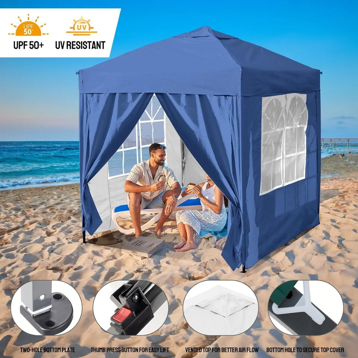 Gazebo Tent 3x3m Pop Up Waterproof Canopy - Image 1