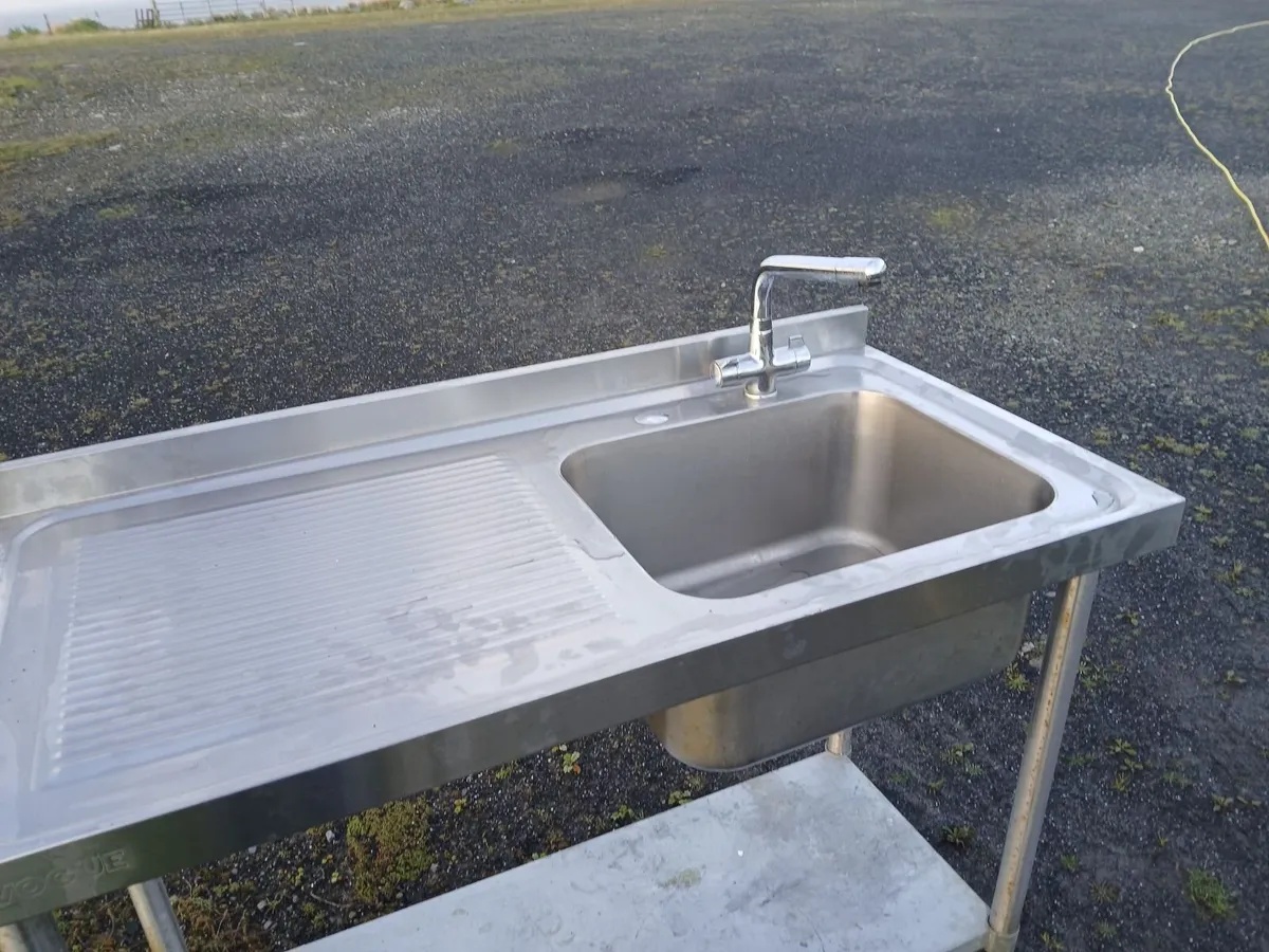 Staneless steel cabbinet sink unit complete - Image 4