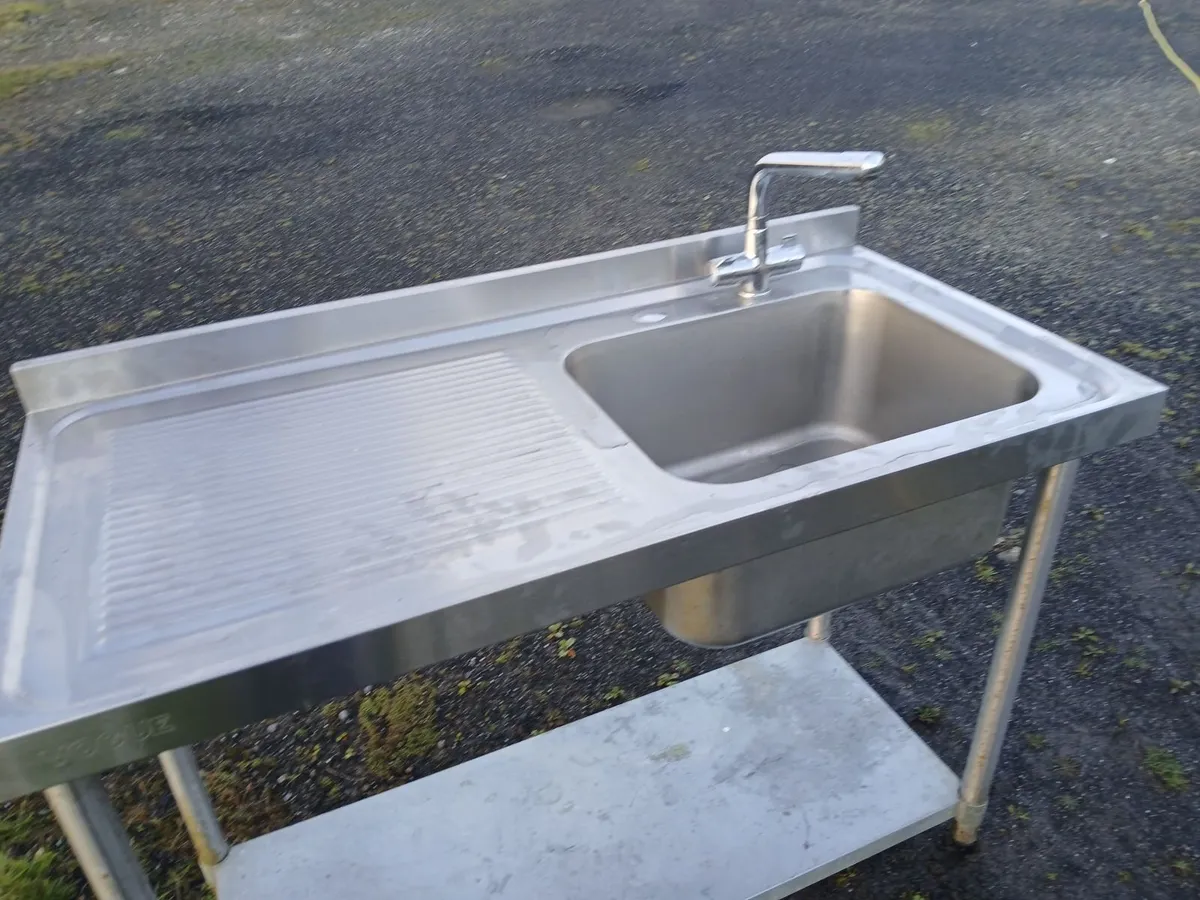 Staneless steel cabbinet sink unit complete - Image 2
