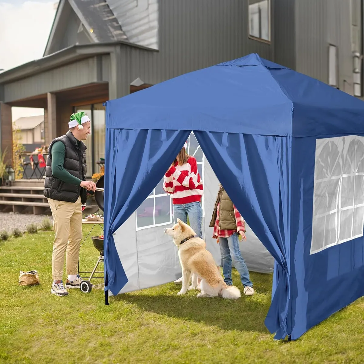Gazebo Tent 3x3m Pop Up Waterproof Canopy - Image 4