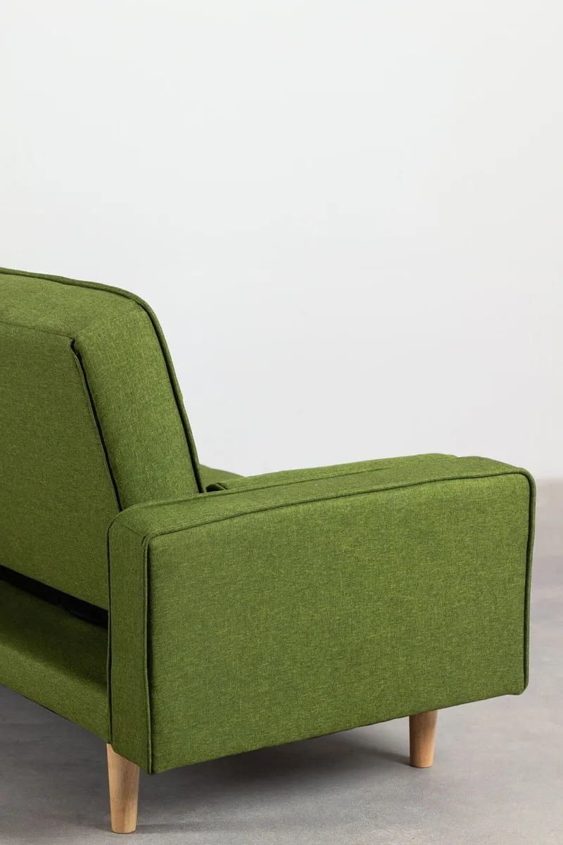 3-seater sofa bed in Brion linen - Image 2
