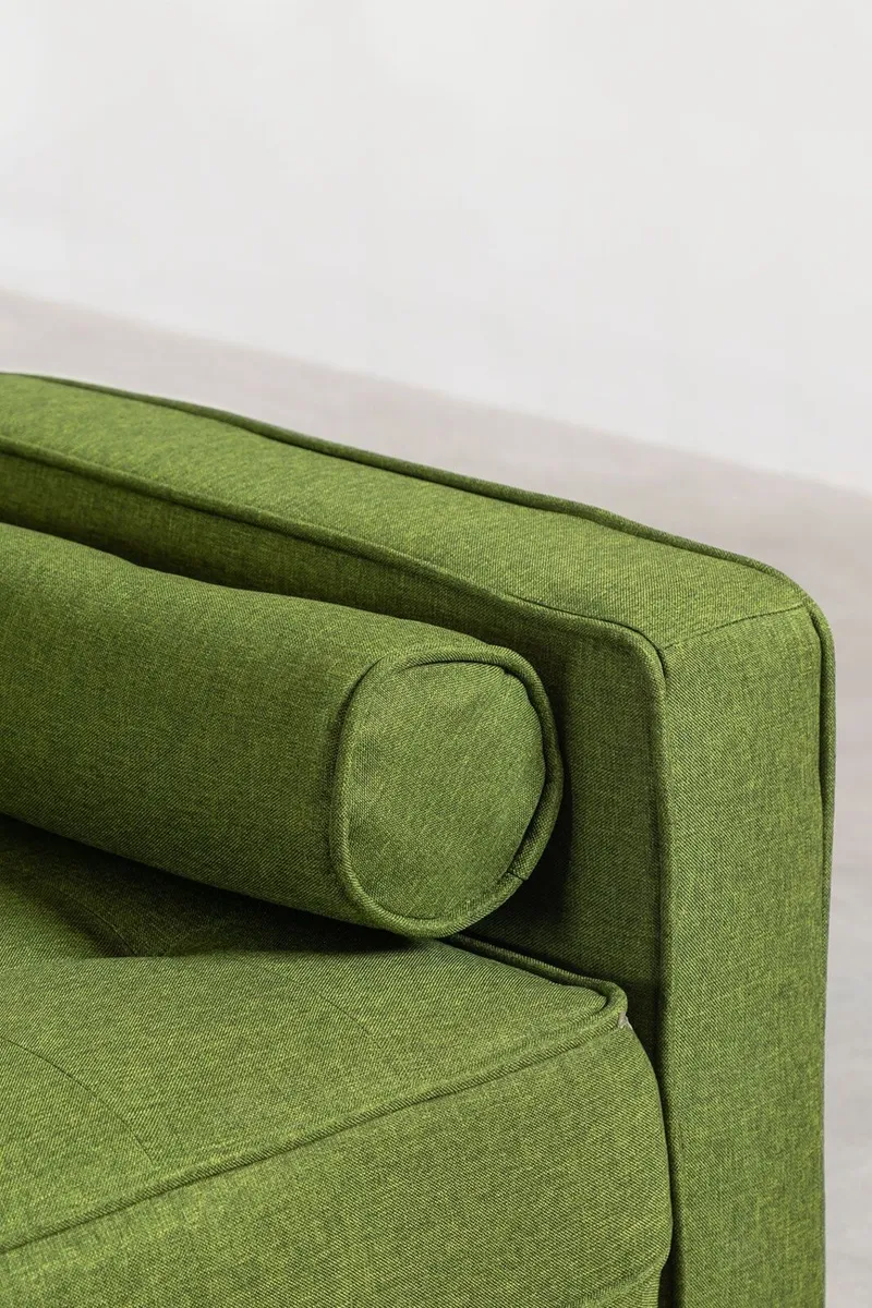 3-seater sofa bed in Brion linen - Image 3