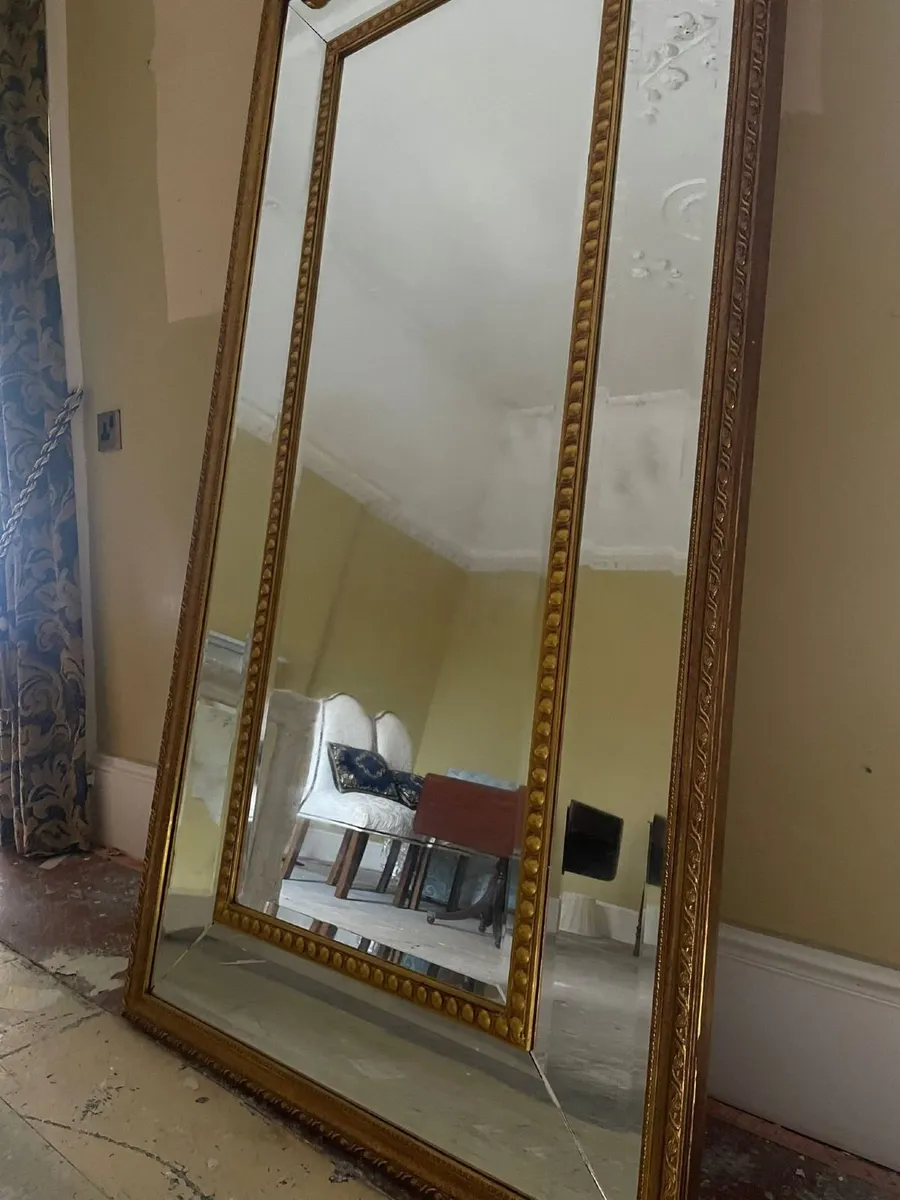 Large Ornate Gilt  Mirror / Overmantel Mirror - Image 4