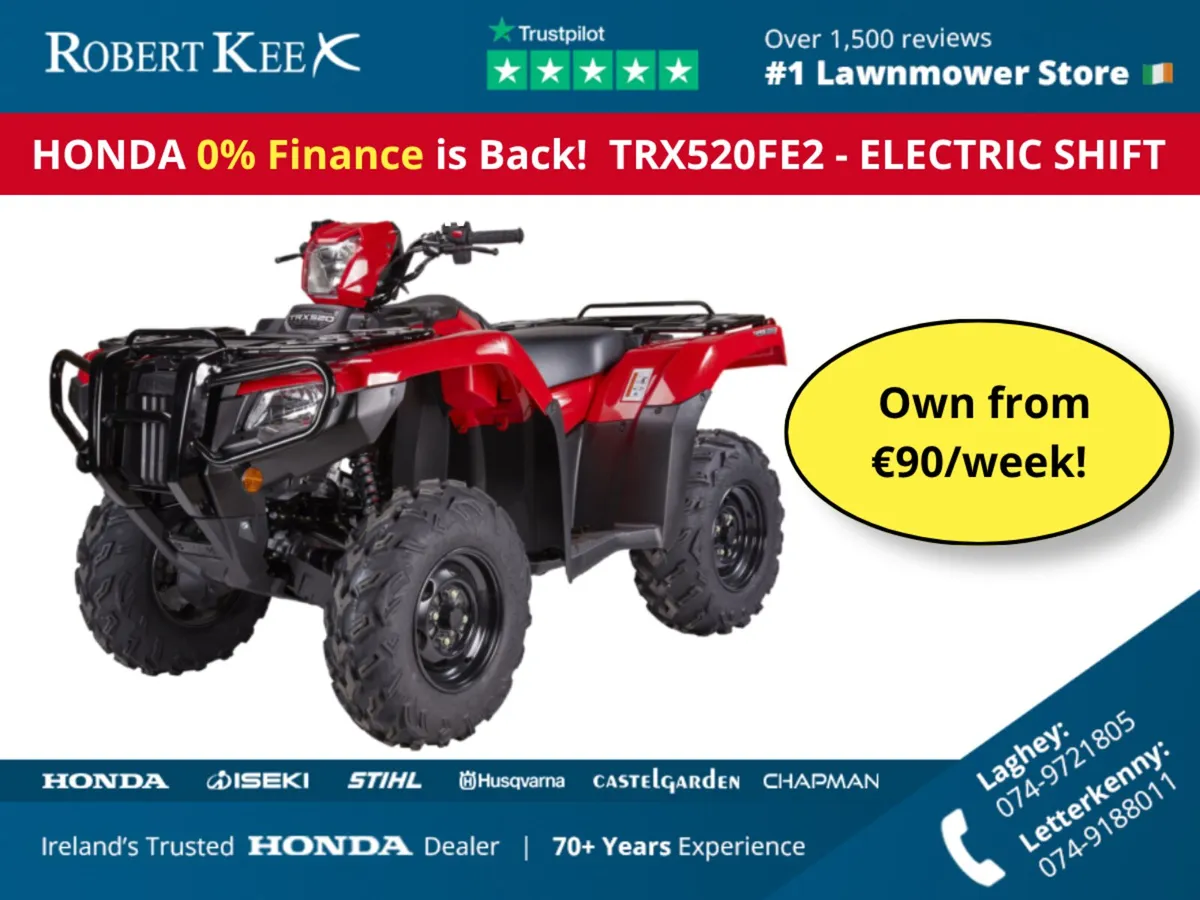 Honda TRX 520 FE2 Electric Shift Farm Quad - Image 1