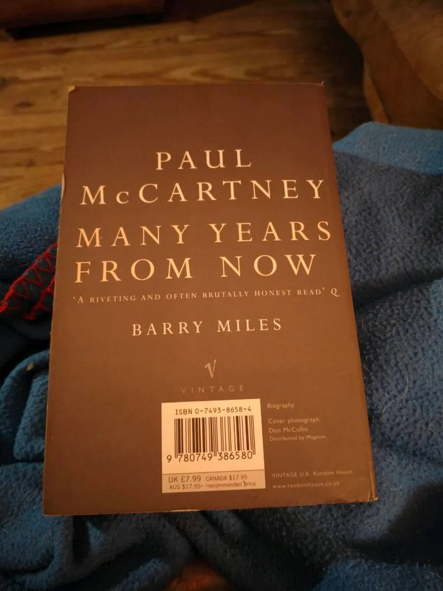 Paul McCartney many years from now. Barry Miles. € - Image 3