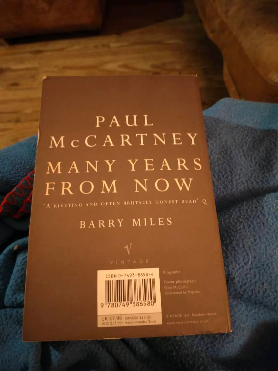 Paul McCartney many years from now. Barry Miles. € - Image 4